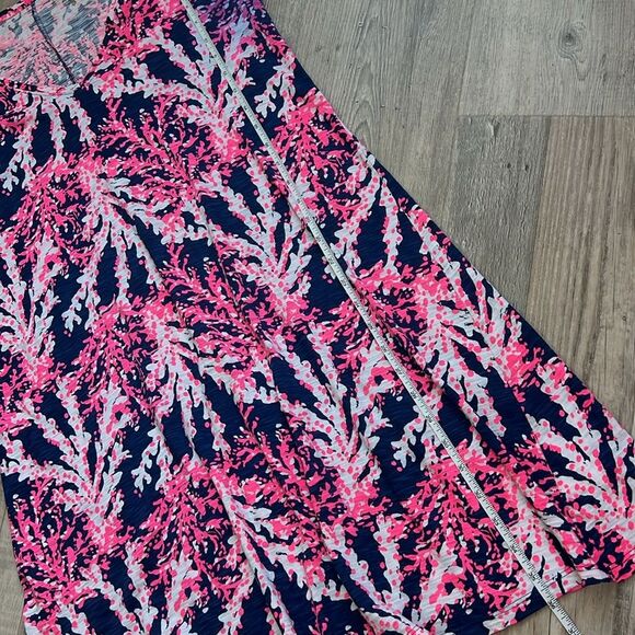 Lilly Pulitzer Nauti Navy Beyond The Sea Jessica Short Sleeve Dress - Picture 11 of 12